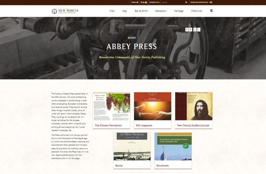 Abbey Press on Website
