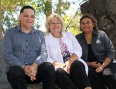 Paul Willaway, Margaret Drayton and Mary Nannup - Executive Directors, New Norcia Aboriginal Corporation