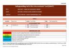 2022 Safeguarding Activities Assessment Tool