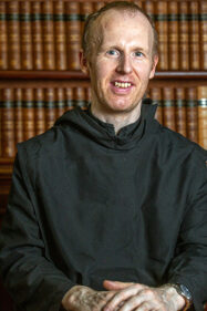 Dom Paul is the monastery's new librarian